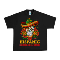 Black sombrero skull heritage Urban Heavy Tee - BundleAndBundleShop