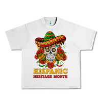 Lunar Rock sombrero skull heritage Urban Heavy Tee - BundleAndBundleShop