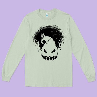 Jacks Nightmare Long Sleeve Tee Designed By Artisfamous
