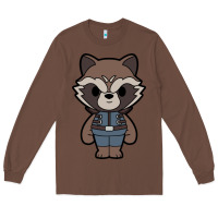 Chestnut rocket racoon chibi Long Sleeve Tee - artisFamous