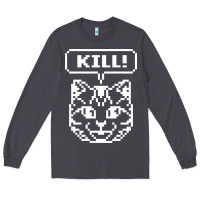 Smoke kill no more heroes cat Long Sleeve Tee - artisFamous