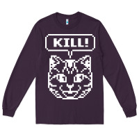 Plum kill no more heroes cat Long Sleeve Tee - artisFamous