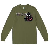 Army Green VENOM THE MOVIE Long Sleeve Tee - artisFamous