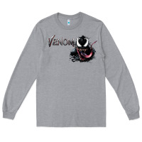 Heather Grey VENOM THE MOVIE Long Sleeve Tee - artisFamous