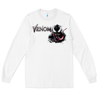 White VENOM THE MOVIE Long Sleeve Tee - artisFamous