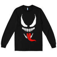 Black VENOM THE MOVIE Long Sleeve Tee - artisFamous