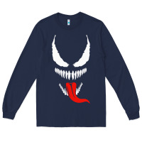 Navy VENOM THE MOVIE Long Sleeve Tee - artisFamous