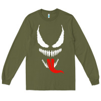Army Green VENOM THE MOVIE Long Sleeve Tee - artisFamous