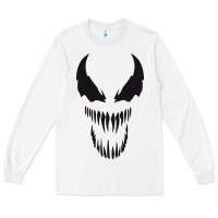 White VENOM THE MOVIE Long Sleeve Tee - artisFamous
