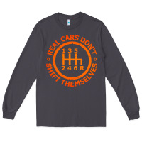 Smoke real cars dont shift themselves Long Sleeve Tee - artisFamous