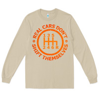 Mushroom real cars dont shift themselves Long Sleeve Tee - artisFamous