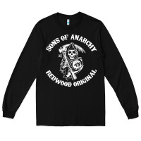 Black sons of anarchy Long Sleeve Tee - artisFamous