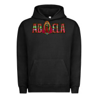 Pigment Black abuela floral aztec leopard Urban Hoodie - Jasminsmagicworld