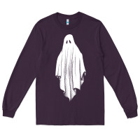Plum sheet ghost Long Sleeve Tee - artisFamous