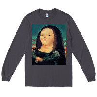 Smoke fernando botero mona lisa Long Sleeve Tee - artisFamous