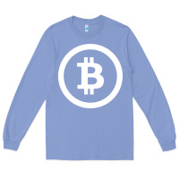 Colony Blue bitcoin Long Sleeve Tee - artisFamous