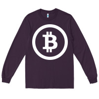 Plum bitcoin Long Sleeve Tee - artisFamous