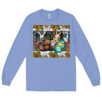 Colony Blue easter Long Sleeve Tee - CowhideDigitalArt