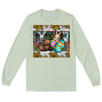 Matcha easter Long Sleeve Tee - CowhideDigitalArt
