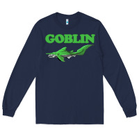 Navy goblin shark t shirt   i love goblin shark shirt ugly animal Long Sleeve Tee - artisFamous
