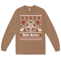 Toasted Coconut hail santa ugly christmas sweater   sweatshirt Long Sleeve Tee - artisFamous