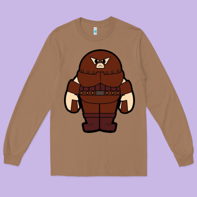 Juggernaut Chibi Long Sleeve Tee Designed By Artisfamous