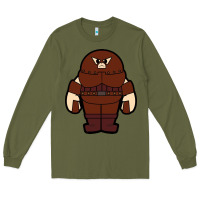 Army Green juggernaut chibi Long Sleeve Tee - artisFamous