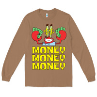 Toasted Coconut mr krabs love money Long Sleeve Tee - artisFamous