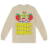 Mushroom mr krabs love money Long Sleeve Tee - artisFamous