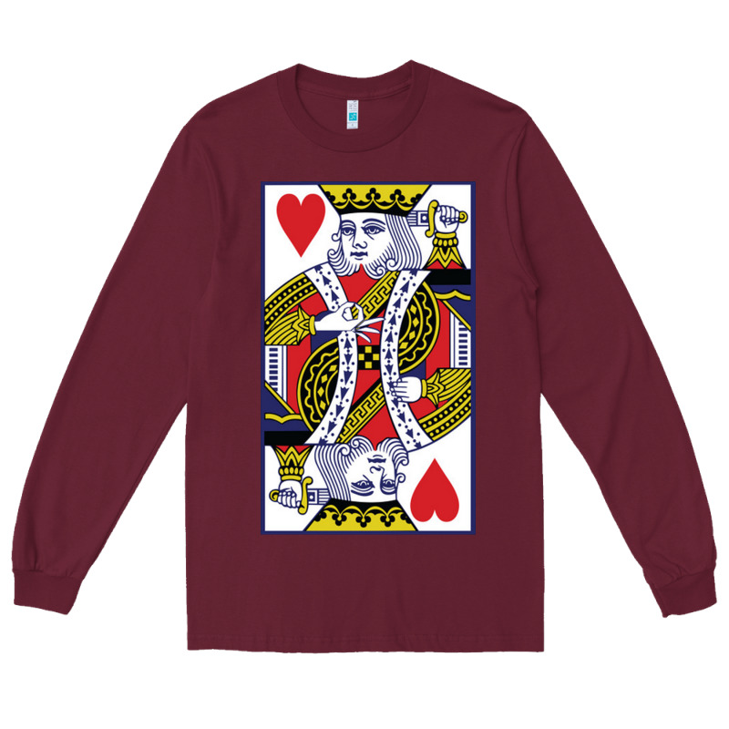 King Of Hearts Long Sleeve Tee by artisFamous | Teevron