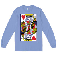 Colony Blue king of hearts Long Sleeve Tee - artisFamous