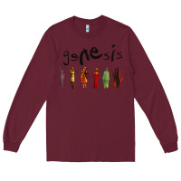 Burgundy GENESIS Long Sleeve Tee - artisFamous