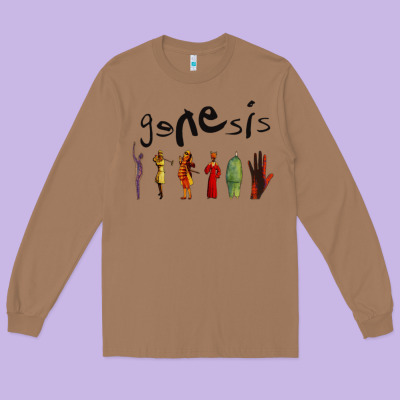 Genesis Long Sleeve Tee Designed By Artisfamous