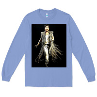 Colony Blue adam lambert 01 Long Sleeve Tee - artisFamous