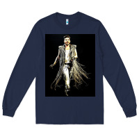 Navy adam lambert 01 Long Sleeve Tee - artisFamous
