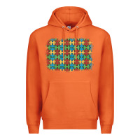 Carrot autism awareness background Premium Hoodie - Artiststas