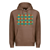 Chestnut autism awareness background Premium Hoodie - Artiststas