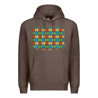 Coffee autism awareness background Premium Hoodie - Artiststas