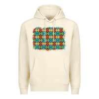 Sandshell autism awareness background Premium Hoodie - Artiststas