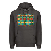 Smoke autism awareness background Premium Hoodie - Artiststas