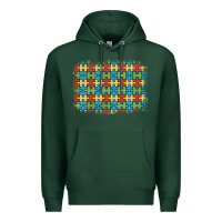 Sports Green autism awareness background Premium Hoodie - Artiststas