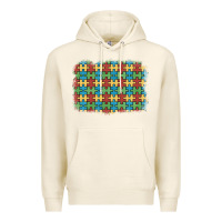 Tofu autism awareness background Premium Hoodie - Artiststas