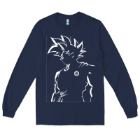 Navy Goku Long Sleeve Tee - artisFamous