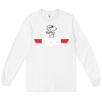 White top dog Long Sleeve Tee - artisFamous