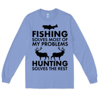 Colony Blue funny fishing and hunting Long Sleeve Tee - artisFamous