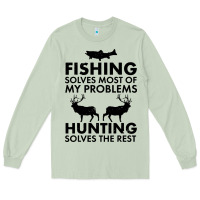 Matcha funny fishing and hunting Long Sleeve Tee - artisFamous