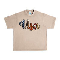 French Oak usa calligraphy Urban Heavy Tee - Jasminsmagicworld