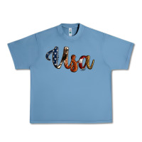 Pebble Blue usa calligraphy Urban Heavy Tee - Jasminsmagicworld