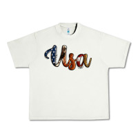 Pistachio usa calligraphy Urban Heavy Tee - Jasminsmagicworld