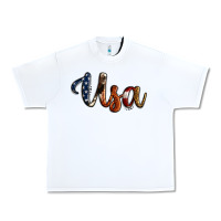 White usa calligraphy Urban Heavy Tee - Jasminsmagicworld